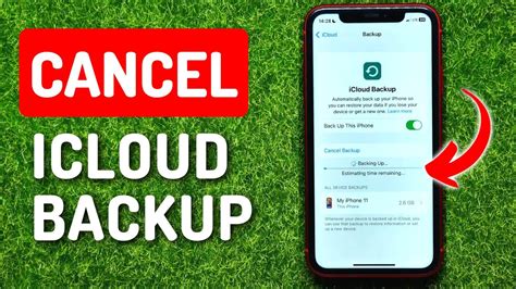 How To Cancel Icloud Backup When In Progress Youtube