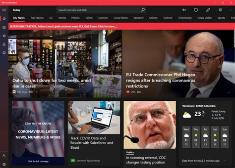 Exciting Updates To The Microsoft News App From Live Tiles To Weather