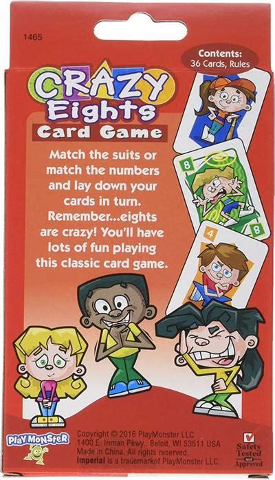 Playmonster Imperial Kids Classic Crazy Eights Card Game 1465