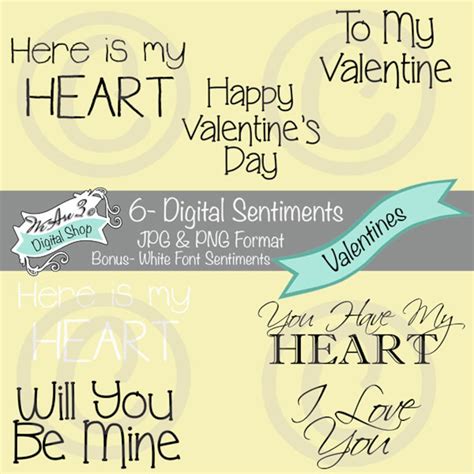 We Are 3 Digital Sentiments Valentines Etsy