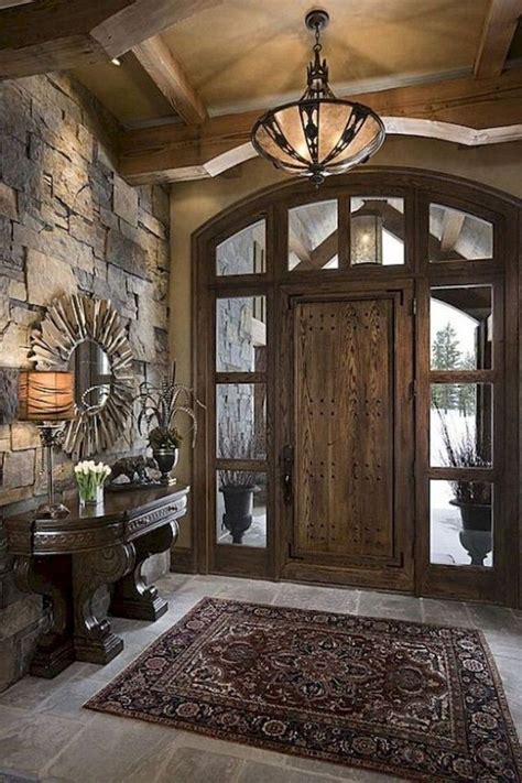 41 Beautiful Rustic Entryway Decor Ideas Zyhomy Rustic House Home