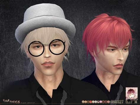 Sims 4 Ccs The Best Hair By Wings Sims Hair Mens Hairstyles Sims