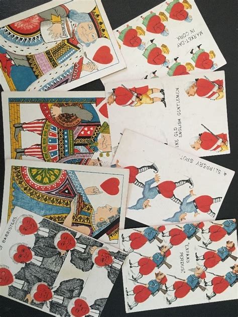 They still have the original cellophane wrapping around each deck. RARE RED New York Tiffany & Co. Harlequin Playing Cards 1879 | eBay