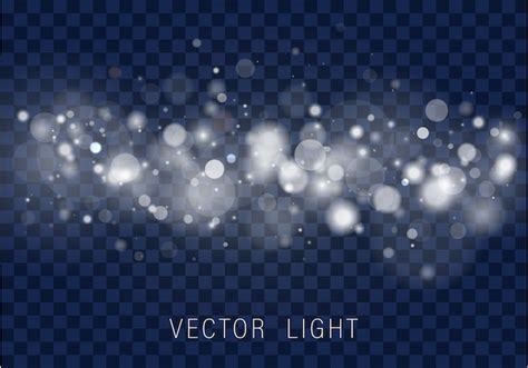 Premium Vector Glowing Bokeh Lights Effect Isolated On Transparent