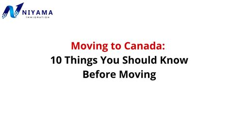 10 Important Points Must Need To Do Before Moving To Canada