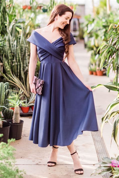 Find, research and contact wedding professionals on the knot, featuring reviews and info on the best wedding vendors. Style Guide: What to Wear to a Garden Party Wedding | Navy wedding guest dresses, Garden party ...