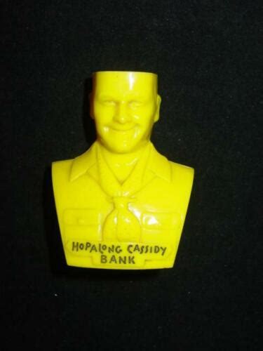 Vtg Hopalong Cassidy Bank 1950s Sold In Stores No Ads On Back