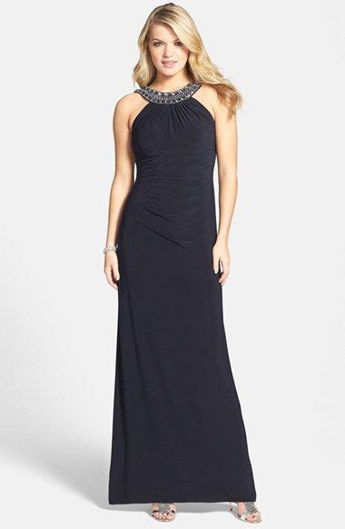 Xscape Embellished Neck Jersey Gown Nordstrom Gowns Dresses Gowns