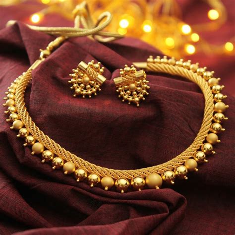 Traditional South Indian Necklace Designs In Gold Simple Craft Idea