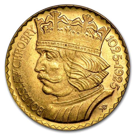 20 Zloty Boleslaw 1925 Poland Gold Coin Florinuslt