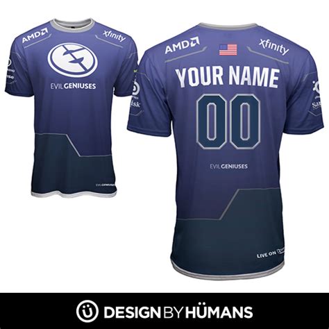 Design By Humans Introduces Evil Geniuses Custom Jersey Generator For