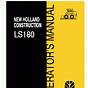New Holland Ls180 Owners Manual