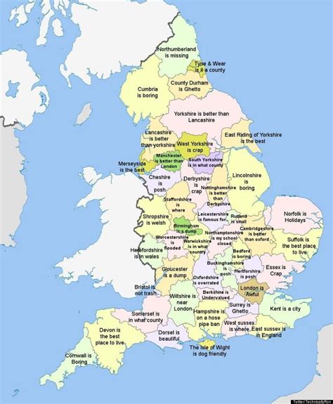 Uk Map Counties And Cities Map Vector