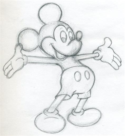 You Should Try And Draw This Disney Art Drawings Mickey Mouse
