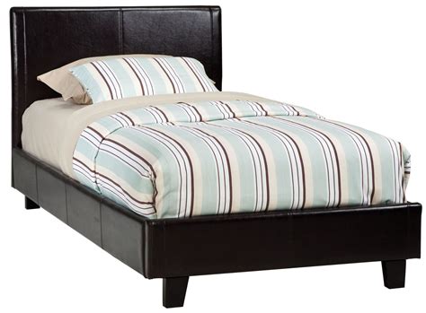 New York Black Twin Upholstered Bed From Standard Furniture Coleman