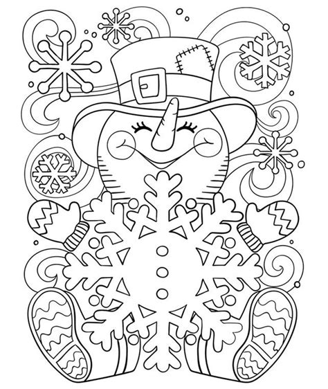 These christmas ornaments coloring pictures will be a fun activity for your kids to engage in because it will set the the christmas balls are used to decorate the christmas tree; Happy Little Snowman on crayola.com | Coloriage noel, Coloriage, Pages de coloriage chrétien
