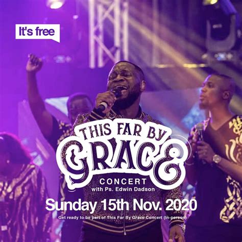 This Far By Grace Concert Tickets Madina — Egotickets