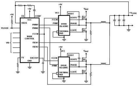 Isl6208c Functional Diagram Renesas