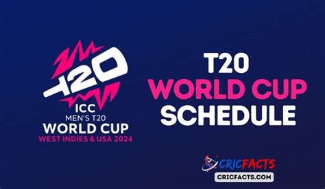 Icc Mens T20 World Cup 2024 Schedule Venue And Team List
