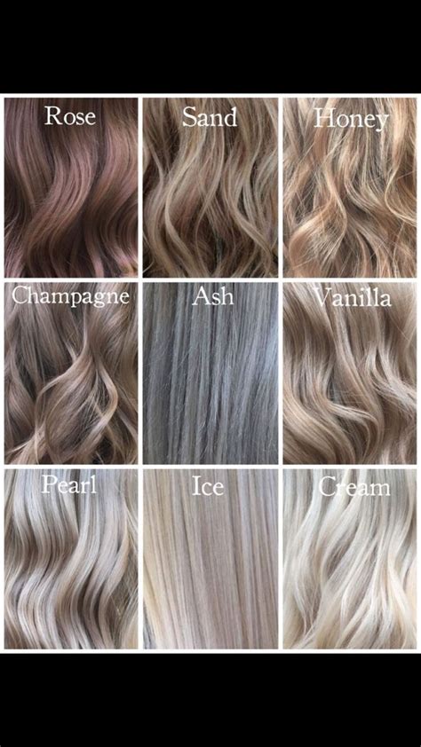 The Ultimate Blonde Hair Color Chart Artofit