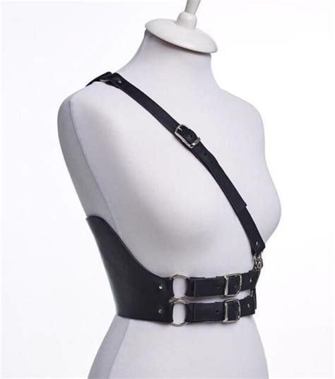 Women Body Harness Sexy Fashion Chest And Back Synthetic Leather Strap