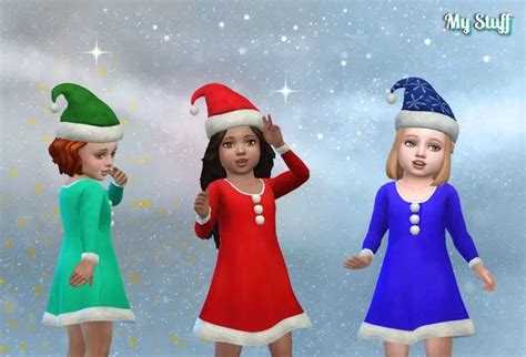 Christmas Set Sims 4 Toddler Clothes Christmas Settings
