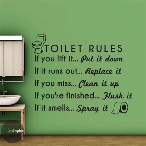 Toilet Decal Etsy