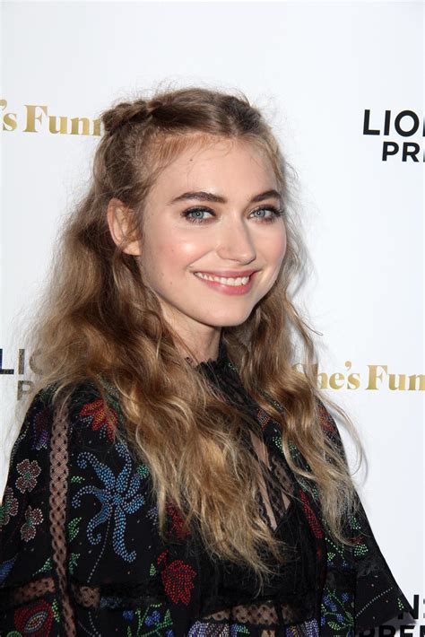 Los Angeles Aug Imogen Poots At The She S Funny That Way Red Carpet Premiere At The