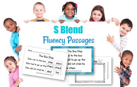 S Blends Fluency Practice The Curriculum Corner 123