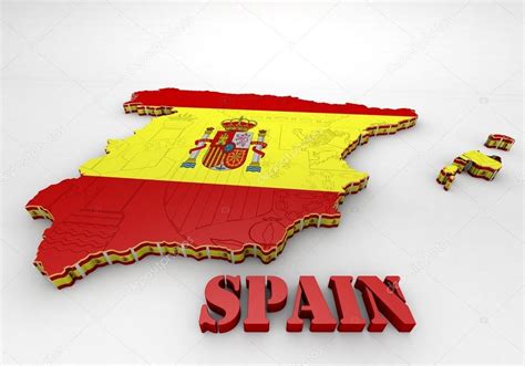 ธงเมืองของ fogars de montclús (สเป. mapa de España con la bandera — Foto de stock © DolfinVik2 ...