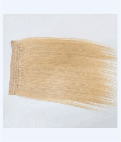 Halo Hair Extensions Best Quality Cuticle Hair 9a Grade Light Color