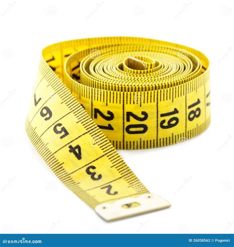 Whirled Yellow Tape Measure Stock Photography Image 26058562