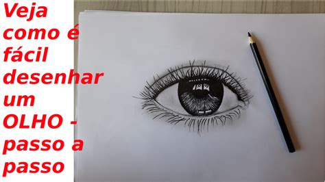 Como Desenhar Um Olho Simples Passo A Passo Sobre Os Olhos
