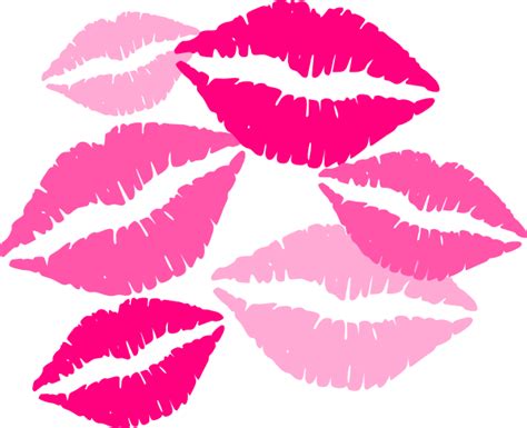 Kiss Lips Emoji Pink Clip Art Library