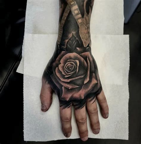 Top More Than 69 Black Rose Hand Tattoo Super Hot Vn