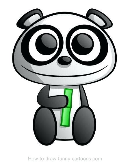 Panda Drawing Step By Step Free Download On Clipartmag