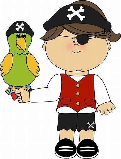 Pirate Clip Parrot Clipart Pirates Mycutegraphics Party