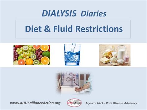Dialysis Diaries Diet And Fluid Restrictions Ahus Alliance Action