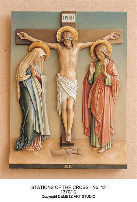 Stations Of The Cross 1370 Color Bronze Silver Or White Mckay