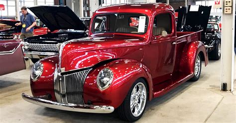 1940 Ford Pickup Truck Candy Apple Red Ford Daily Trucks
