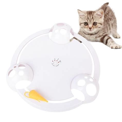Interactive hide seek mouse hunting cat toy