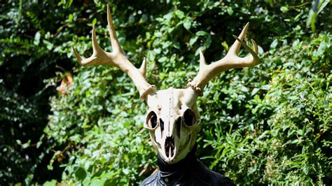 Custom Articulating Stag Skull Mask Etsy