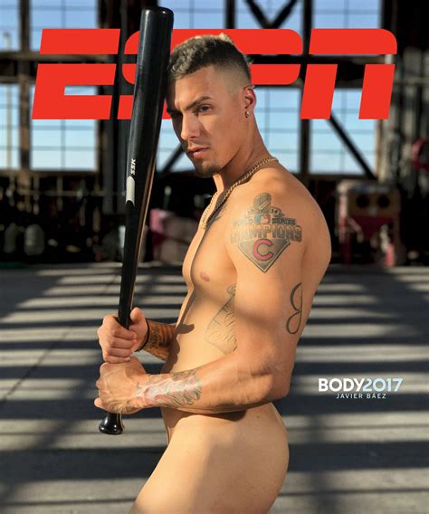 Javier Baez Of Chicago Cubs Naked ESPN Body Issue POPSUGAR Fitness
