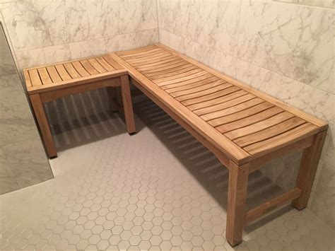 Buy Luxury Teak Shower Bench Rosemont 4ft By Goldenteak