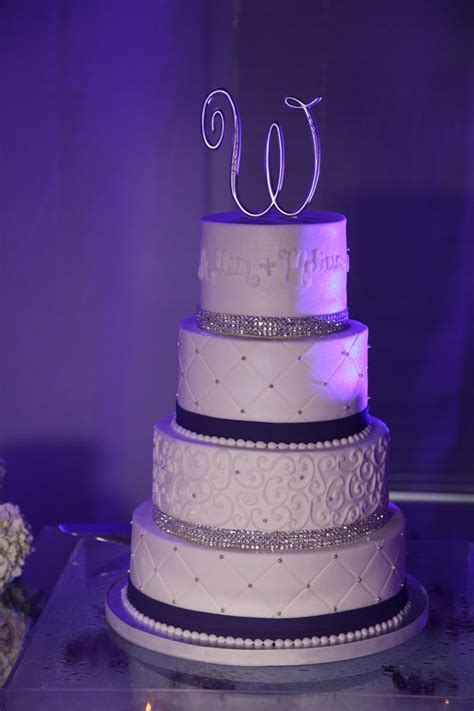 4 Tier Wedding Cake Pretty Wedding Cakes Purple Wedding Cakes Dream Wedding Cake Wedding