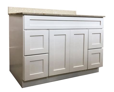 Looking for where to buy a surplus bathroom vanity to add style and value to your bath space? Arcadia White Bathroom Vanity - Builders Surplus