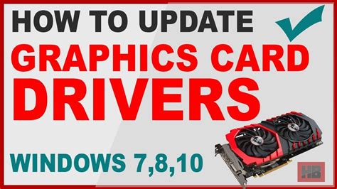How To Update Graphics Card Driver In Windows 7 Tutorial Youtube