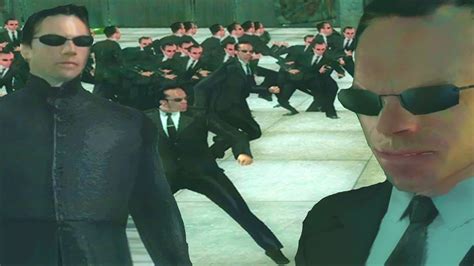 Neo Vs The Agent Smith Clones Gameplay The Matrix Path Of Neo Youtube