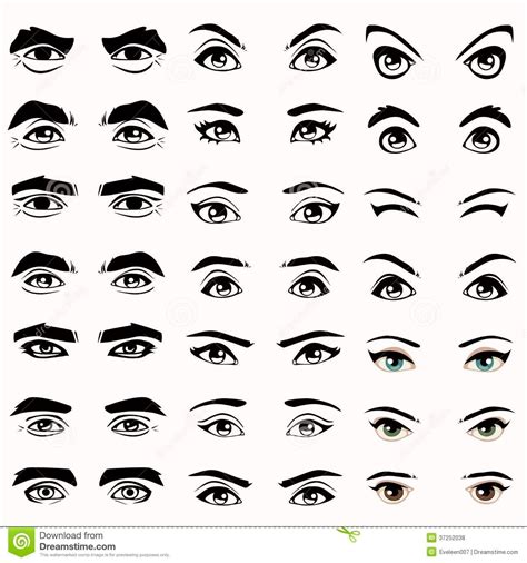 How To Draw Anime Eyebrows Different Eyebrow Styles Eyebrow Styles