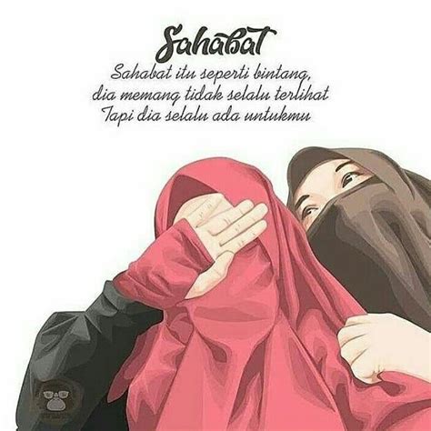 71 Gambar Kartun Hijab Sahabat